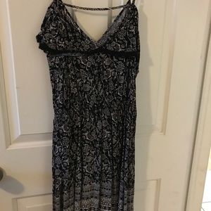 Black off the shoulder dress